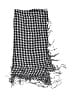 Unbranded Checkered-gingham Black Scarf One size - photo 2