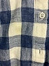 Shana Checkered-gingham Blue Sleeveless Button-Down Shirt Size S - photo 3