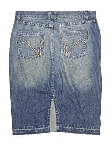 a.n.a. A New Approach Denim Skirt (view 2)