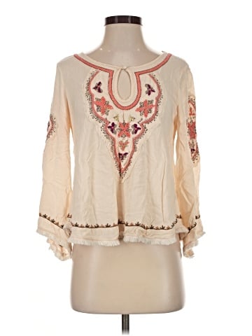Love Stitch 3/4 Sleeve Blouse (view 1)