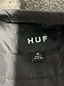 Huf 100% Nylon Solid Black Windbreaker Size M - photo 6