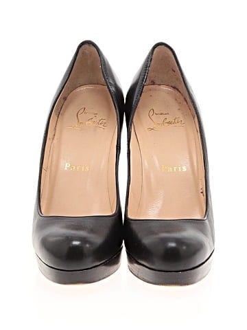 Christian Louboutin Leather New Simple 110mm Pumps (view 2)
