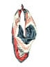 No Boundaries 100% Polyester Teal Scarf One size - photo 1