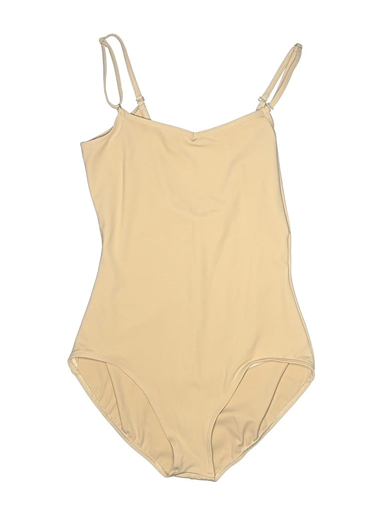 Pre-owned Capezio Bodysuit In Tan