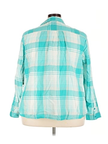 Faded Glory Long Sleeve Button-Down Shirt (view 2)