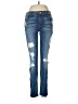 7 For All Mankind Hearts Blue Jeans Size 28 waist - photo 1