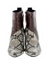 Dolce Vita Snake Print Gray Brown Ankle Boots Size 7 1/2 - photo 2