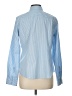 Talbots Stripes Blue Long Sleeve Button-Down Shirt Size 10 - photo 2