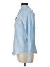 Talbots Stripes Blue Long Sleeve Button-Down Shirt Size 10 - photo 5
