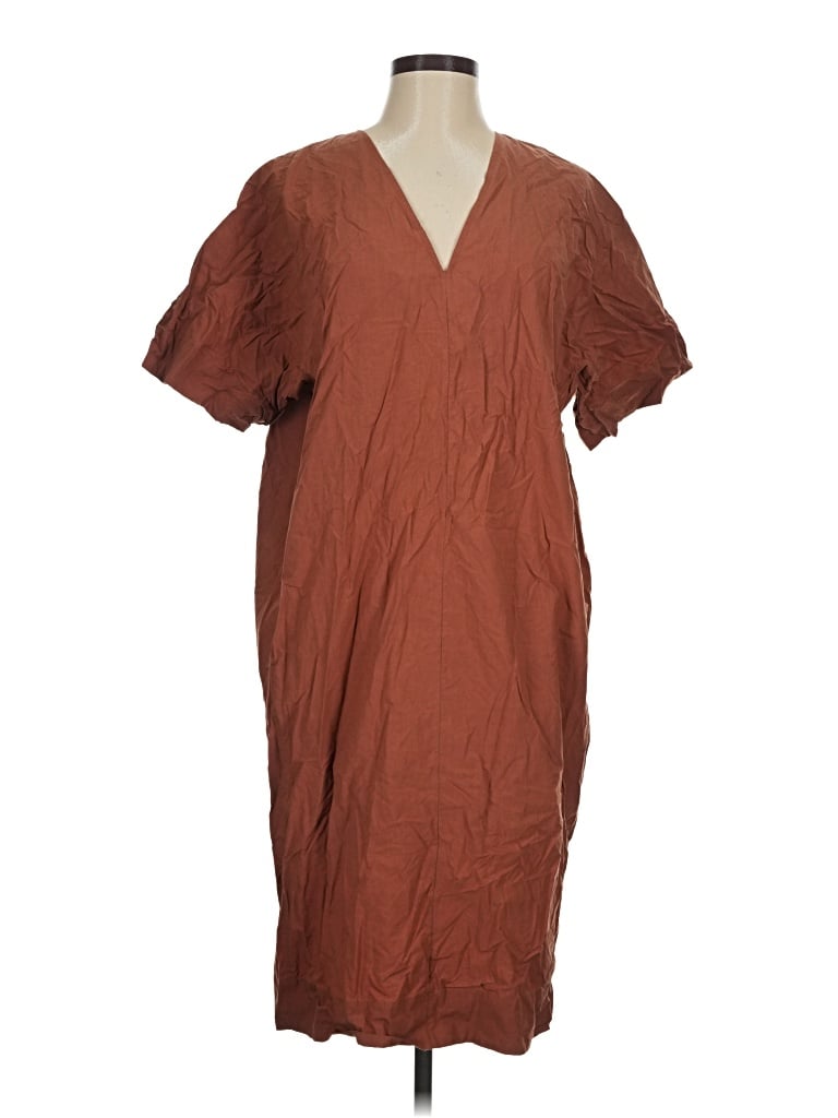 Pre-owned Cos Casual Dress In Brown