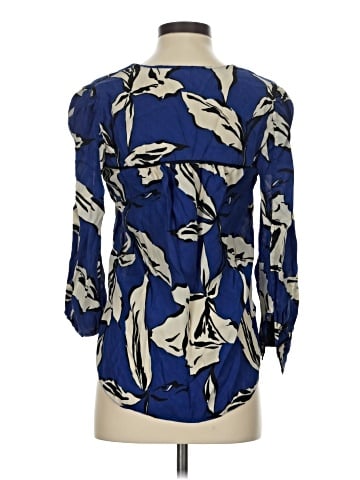 Veronica Beard 3/4 Sleeve Silk Top (view 2)