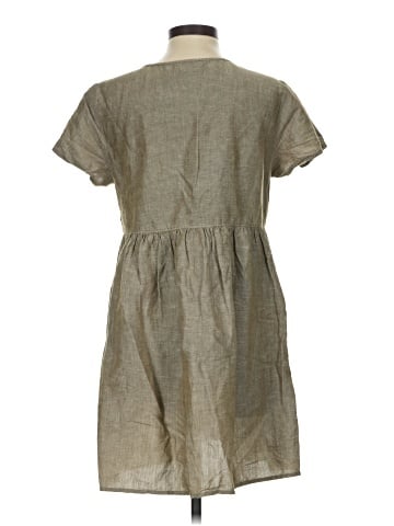 Madewell Linen-Blend Alexandra Button-Front Mini Dress (view 2)