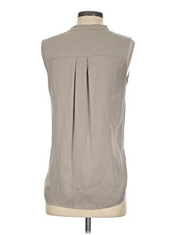 Vince. Sleeveless Silk Top (view 2)