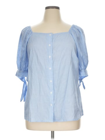 LC Lauren Conrad 3/4 Sleeve Blouse (view 1)