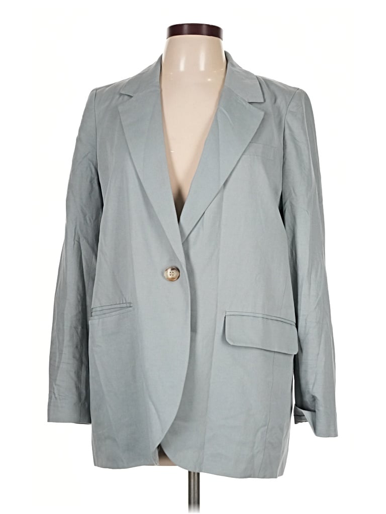 Pre-owned Madewell Blazer Jacket In Gray