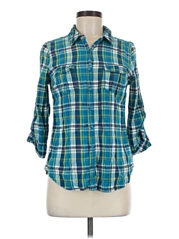 St. John's Bay 3/4 Sleeve Button-Down Shirt (view 1)