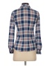 rue21 100% Polyester Plaid Blue Long Sleeve Blouse Size S - photo 2