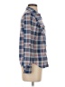 rue21 100% Polyester Plaid Blue Long Sleeve Blouse Size S - photo 4