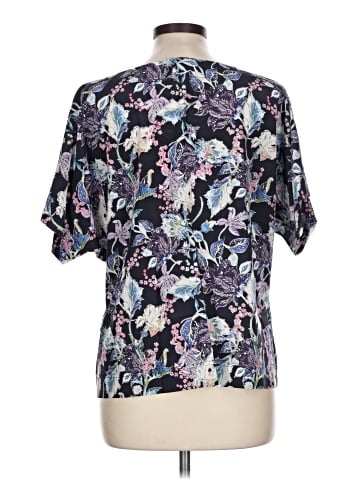 St. John Collection Short Sleeve Silk Top (view 2)