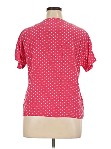 Kathie Lee Short Sleeve Silk Top (view 2)