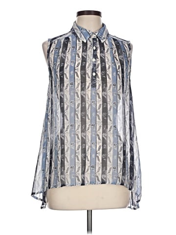 Canyon River Blues Sleeveless Blouse (view 1)