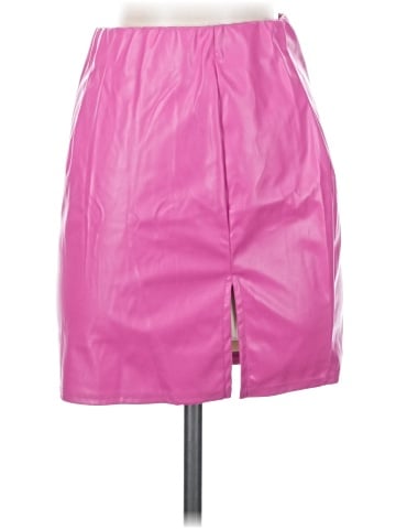 Timing Faux Leather Skirt (view 1)