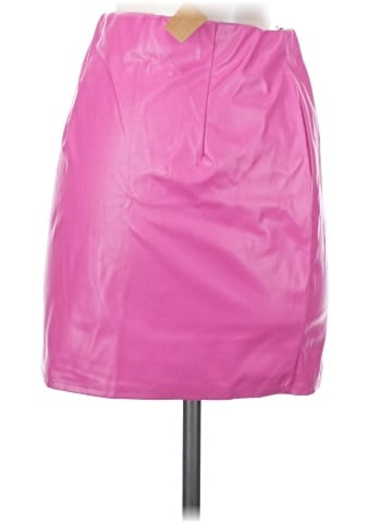 Timing Faux Leather Skirt (view 2)