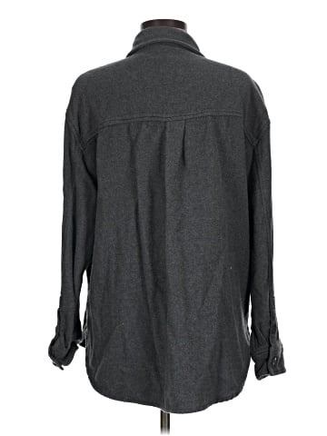 American Eagle Outfitters Long Sleeve Button-Down Shirt (view 2)