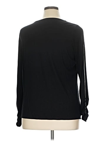 Dennis by Dennis Basso Long Sleeve Top (view 2)