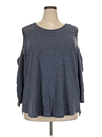 Great Northwest Indigo 3/4 Sleeve T-Shirt (view 1)