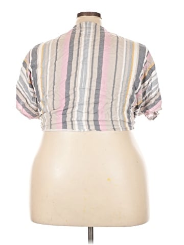 Ashley Stewart Short Sleeve Blouse (view 2)