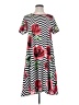 Lularoe Print Red Casual Dress Size S - photo 1