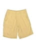Columbia 100% Nylon Solid Yellow Cargo Shorts Size S (kids) - photo 1