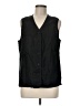 Westbound Black Sleeveless Button-Down Shirt Size M - photo 1