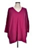 Eileen Fisher 100% Wool Pink Burgundy Pullover Sweater Size L - photo 1