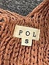 Pol 100% Polyester Brown Poncho Size S - photo 7