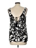 5/48 100% Polyester Black Sleeveless Blouse Size L - photo 2