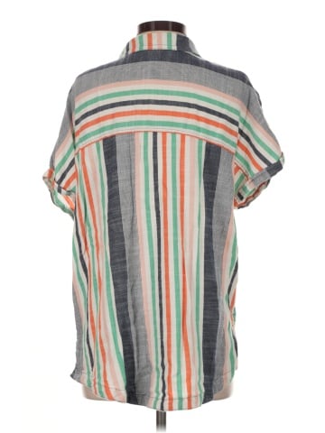 a.n.a. A New Approach Short Sleeve Button-Down Shirt (view 2)