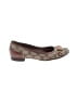 Gucci 100% Canvas Brown Tan Flats Size 5 - photo 1