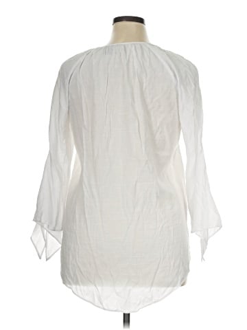 New Directions 3/4 Sleeve Blouse (view 2)