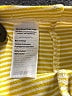 Tea 100% Cotton Stripes Yellow Board Shorts Size 6 - photo 4