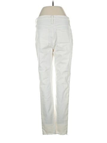 Madewell 9" Mid-Rise Skinny Jeans in Pure White (view 2)
