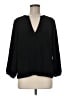 J.Crew 100% Polyester Black 3/4 Sleeve Blouse Size M - photo 1