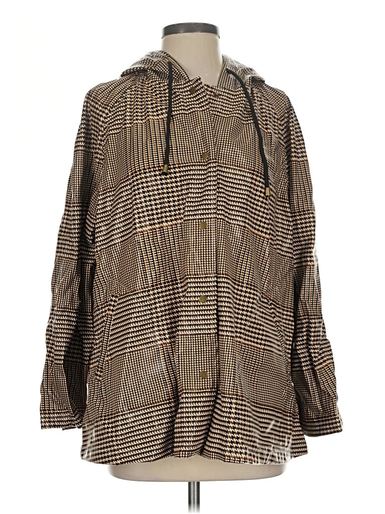 Pre-owned Heartloom Coat In Brown