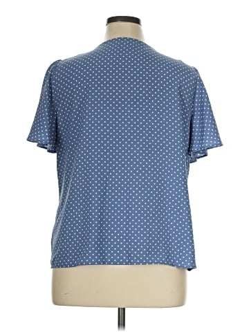 LC Lauren Conrad Short Sleeve Blouse (view 2)