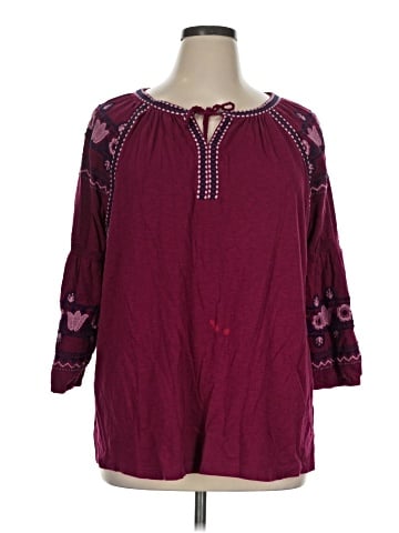 New Directions 3/4 Sleeve Blouse (view 1)