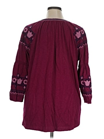 New Directions 3/4 Sleeve Blouse (view 2)