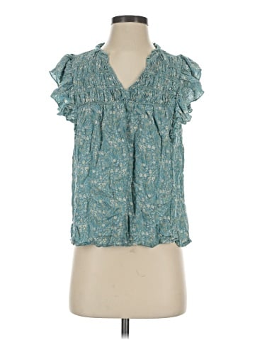 Lucky Brand Short Sleeve Blouse (view 1)