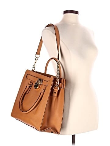 MICHAEL Michael Kors Leather Satchel (view 2)