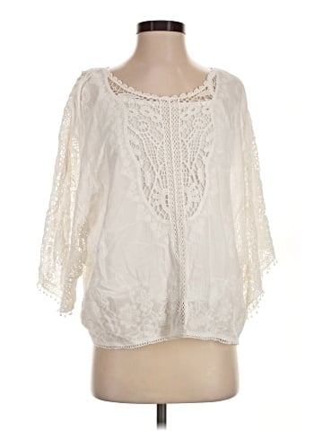 Democracy 3/4 Sleeve Blouse (view 1)